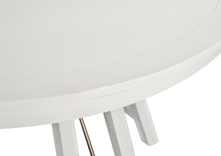 Heron Cove Chalk White And Dovetail Grey 52" Round Dining Table - D4400-27