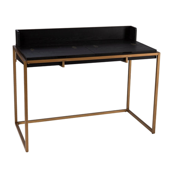 SEI Furniture Caldlin Flip-Top Desk w/ Storage DESKS
