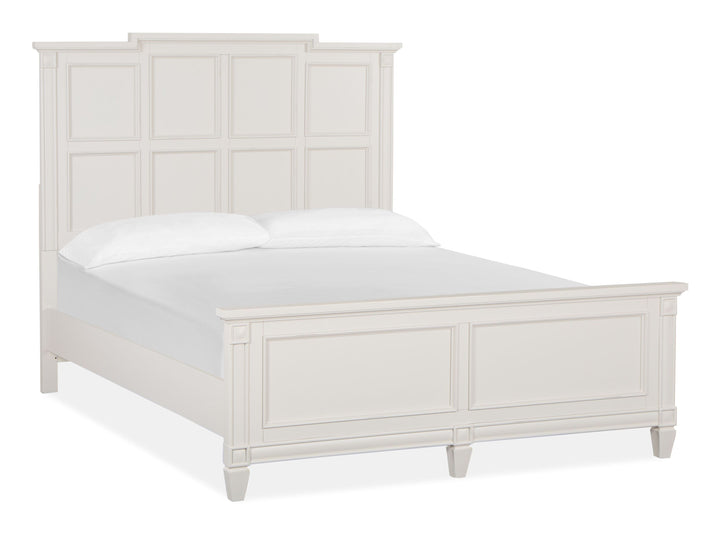 Willowbrook Egg Shell White Queen Panel Bed - B5324-54
