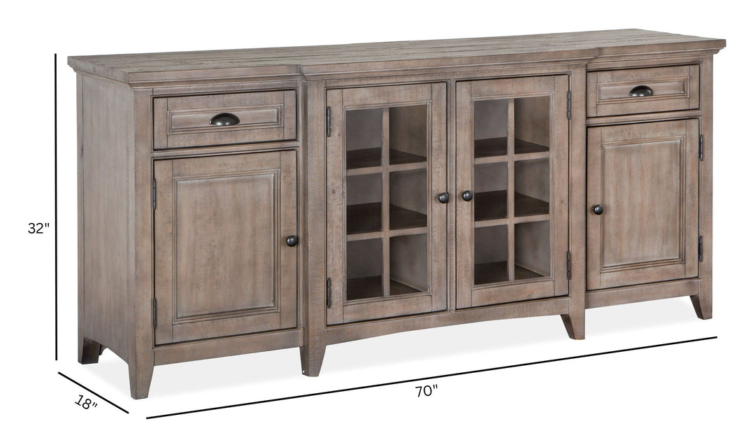 Paxton Place Dovetail Grey 70" Console - E4805-05