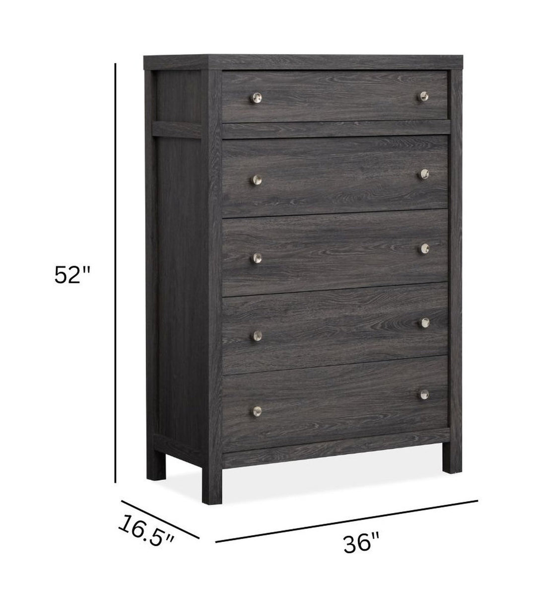 Merrifield Raisin Black Drawer Chest - B6308-10