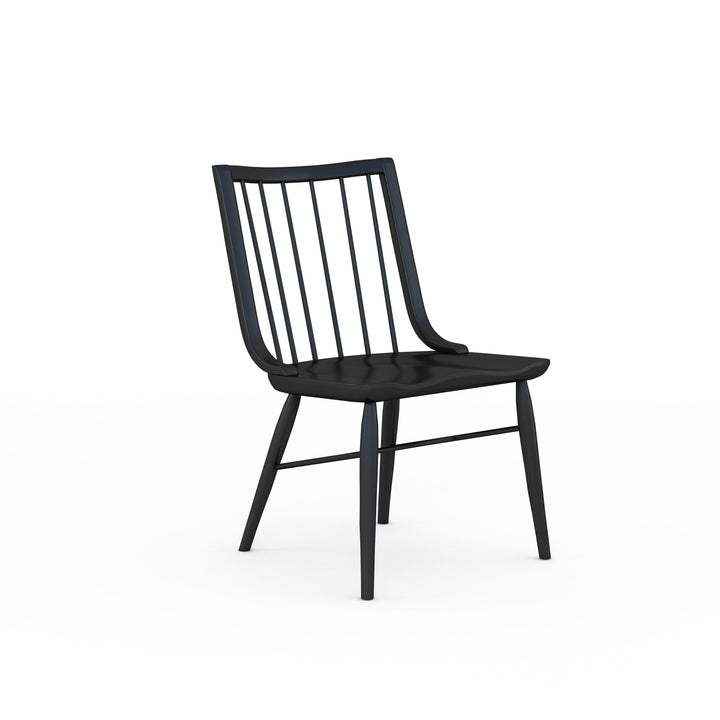 American Home Furniture | A.R.T. Furniture - Frame Windsor Side Chair, Black - Set of 2