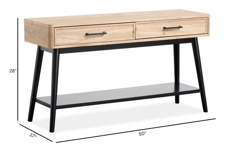 Fletcher Driftwood Rectangular Sofa Table - T5864-73