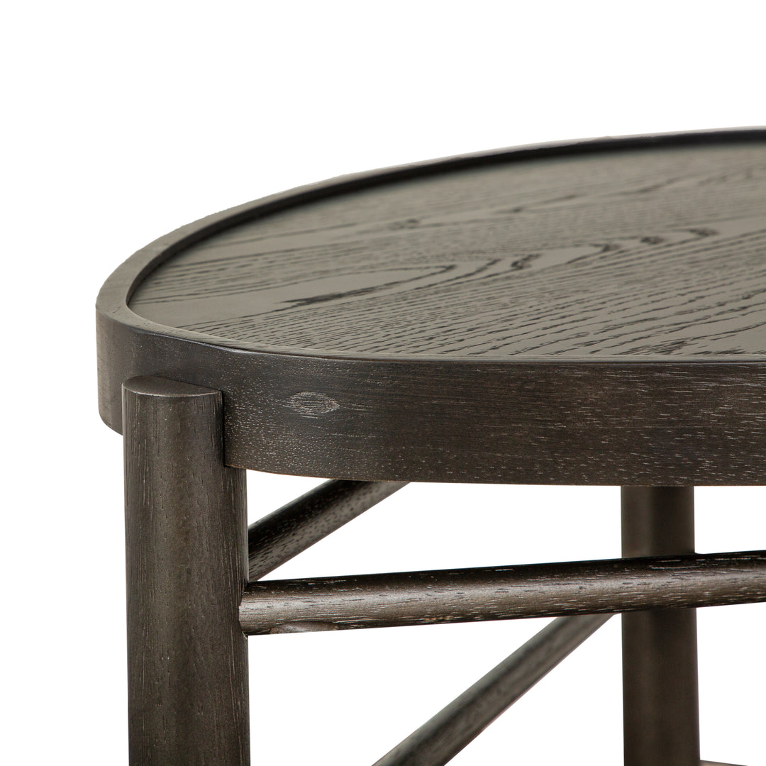 Hadleigh Black Coffee Bean Shaped Nesting Cocktail Table - T5711-52