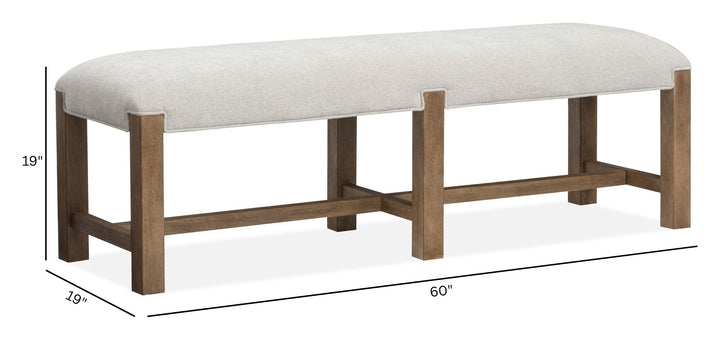 Plum Creek Sierra Brown Bench - D5768-68