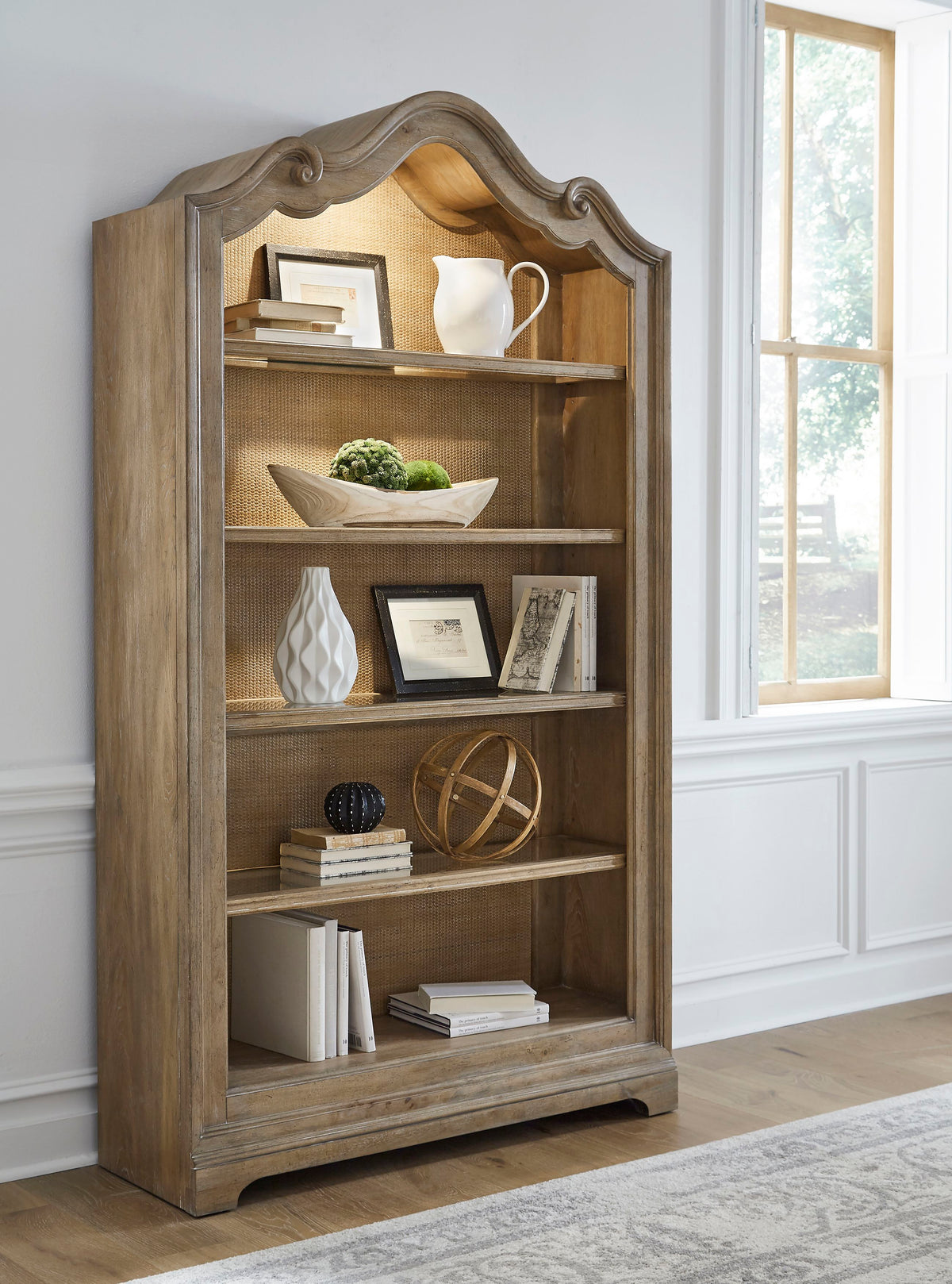Weston Hills Flax Seed Bookcase - P293600