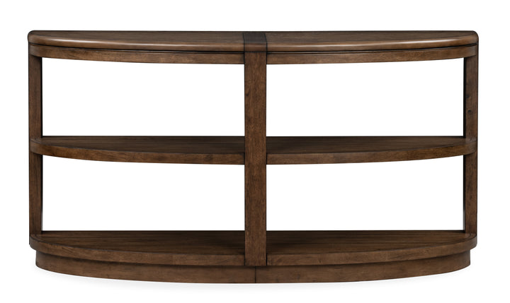 Connolly Brown Demilune Sofa Table - T6499-75