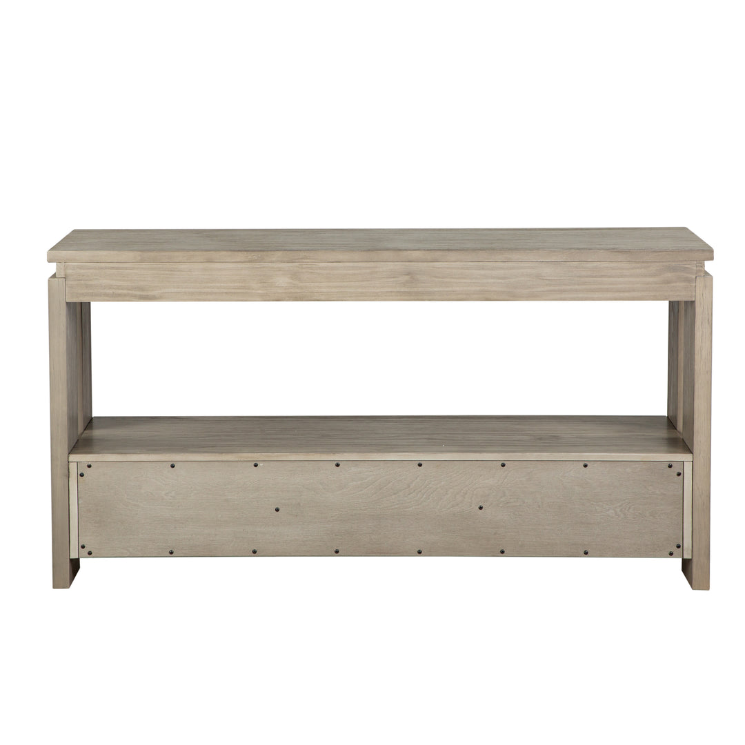 Conrad Stone Harbor Grey Rectangular Sofa Table - T5865-73