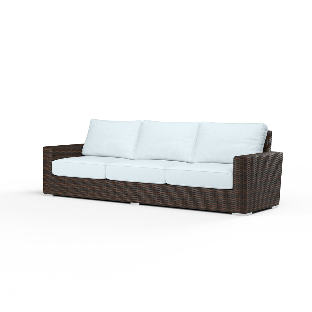 Montecito Sofa in Canvas Skyline w/ Self Welt