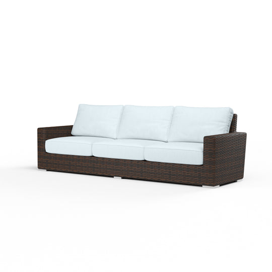 Montecito Sofa in Canvas Skyline w/ Self Welt