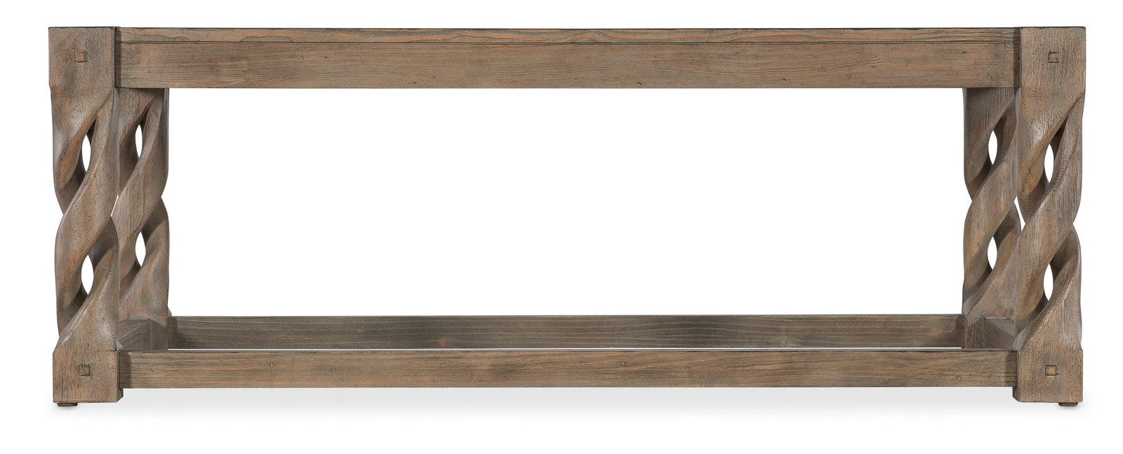 Medium wood finish/52''W x 30''L x 19''H