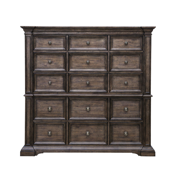 Woodbury 15-Drawer Master Dresser - AmericanHomeFurniture