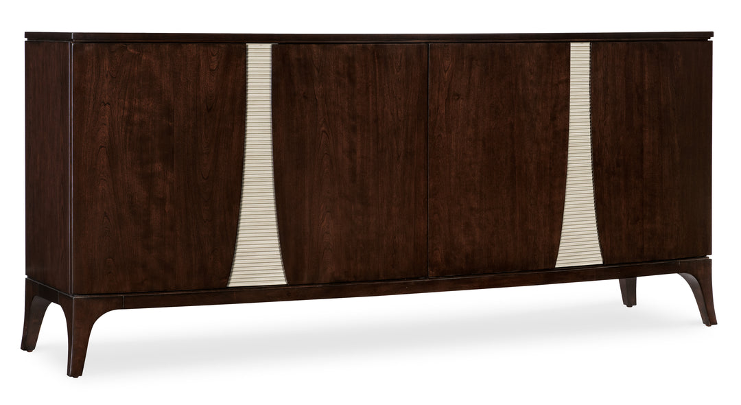 American Home Furniture | Hooker Furniture - Bella Donna Entertainment Credenza - Caviar