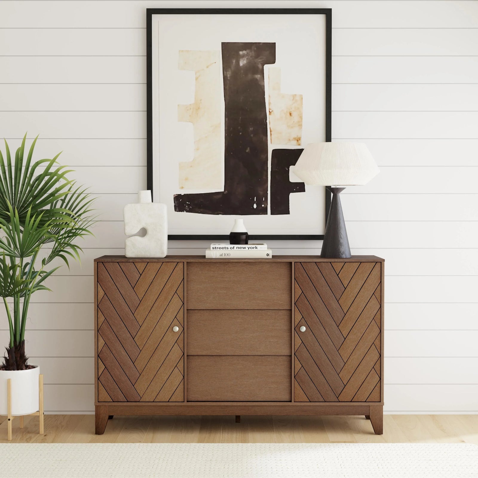 SEI Furniture Anzinger Accent Cabinet with Drawers CABINETS