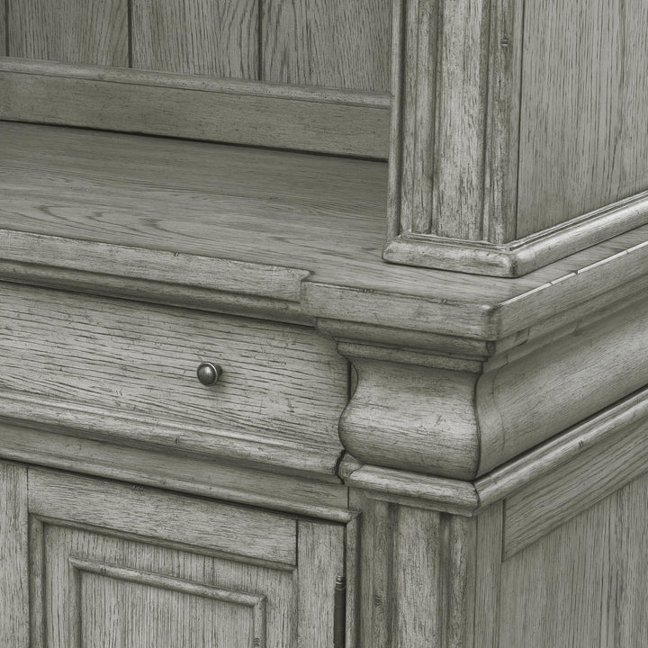 Madison Ridge Server and Hutch - AmericanHomeFurniture