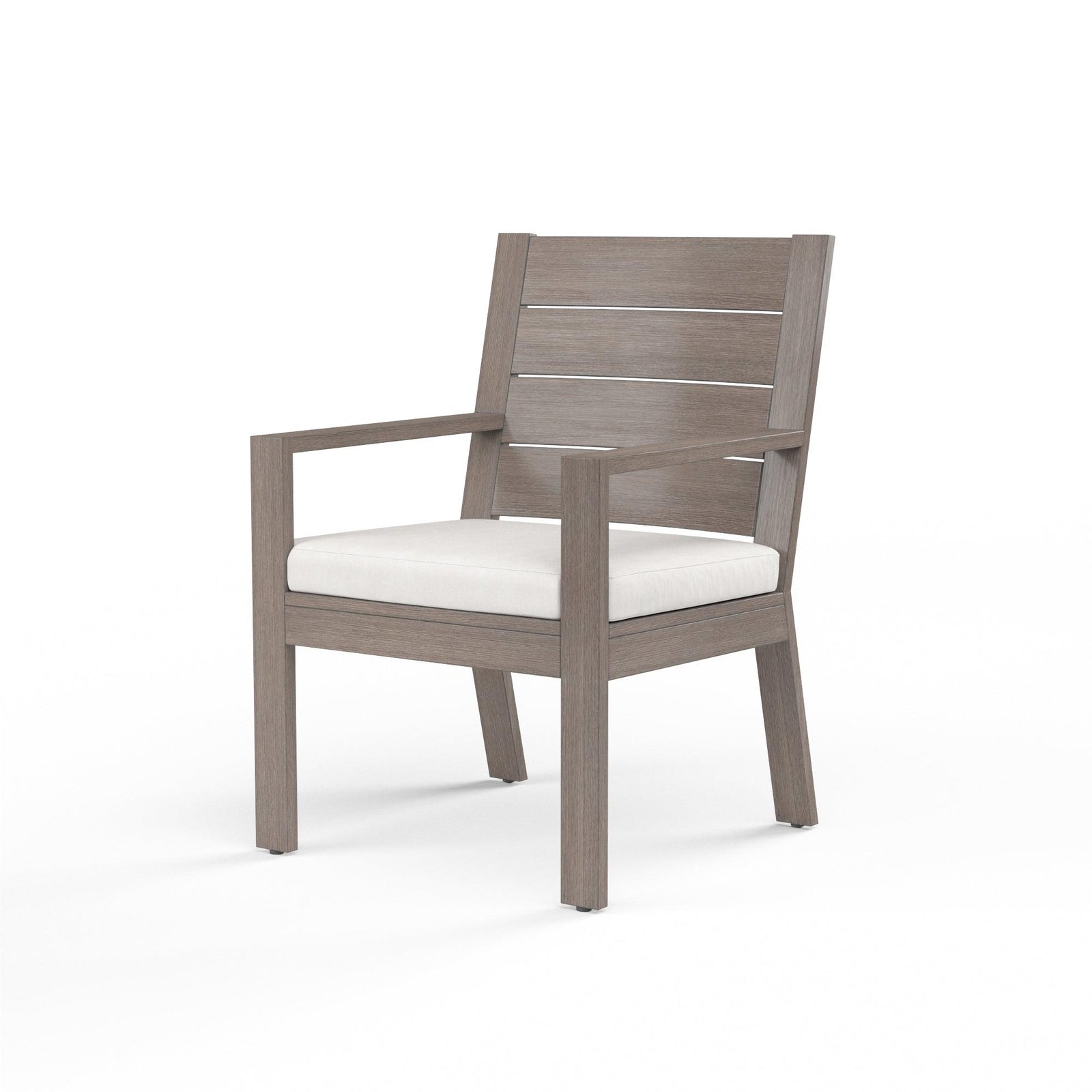 Sunset West Laguna Dining Chair in Canvas Flax, No Welt OUTDOOR DINING CHAIRS