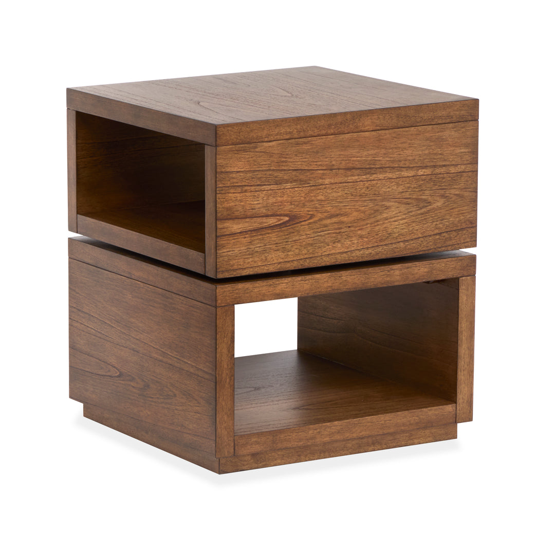 Newton Cinnamon Square End Table - T6505-01