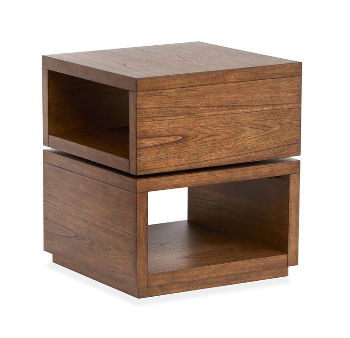 Newton Cinnamon Square End Table - T6505-01