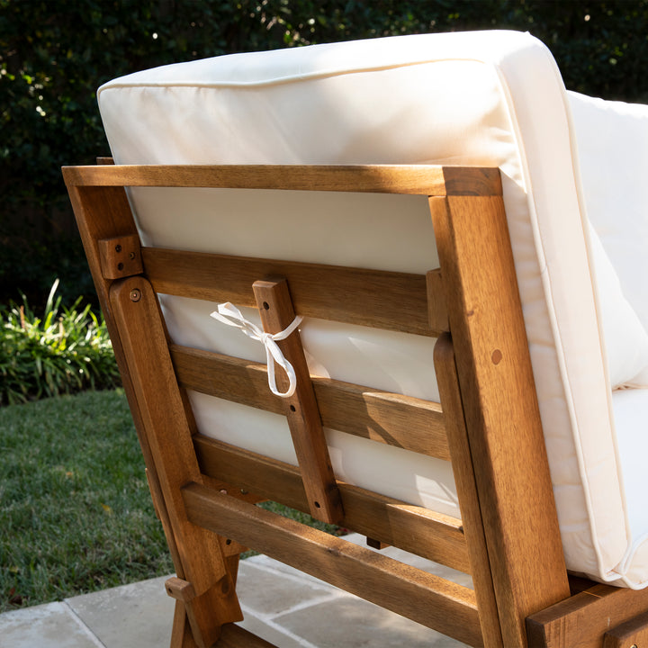 American Home Furniture | SEI Furniture - Holly & Martin Dolavon Outdoor Convertible Lounge Chair