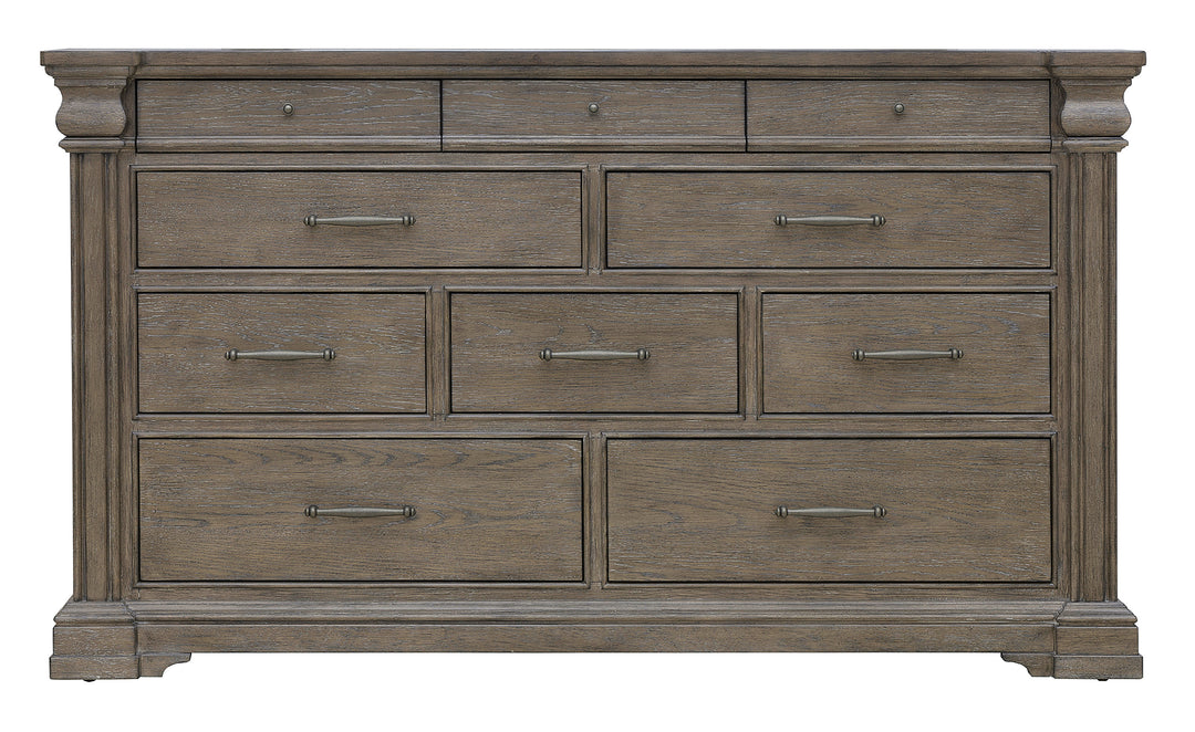 Madison Ridge Natural Bark 10 Drawer Dresser - P413100