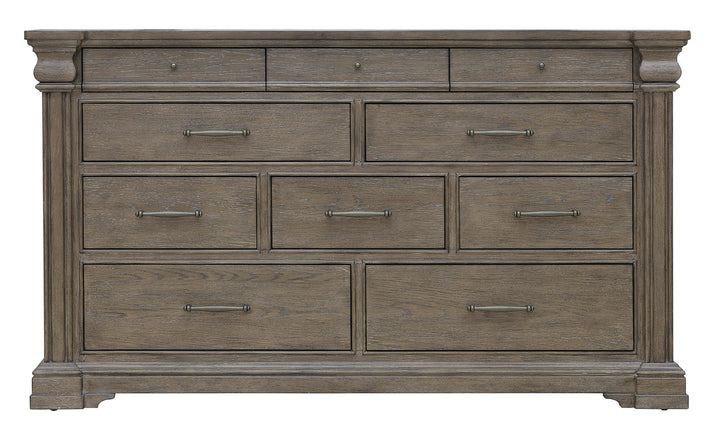 Madison Ridge Natural Bark 10 Drawer Dresser - P413100