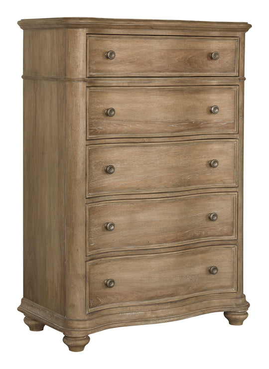 Weston Hills Flax Seed 5 Drawer Chest - P293124