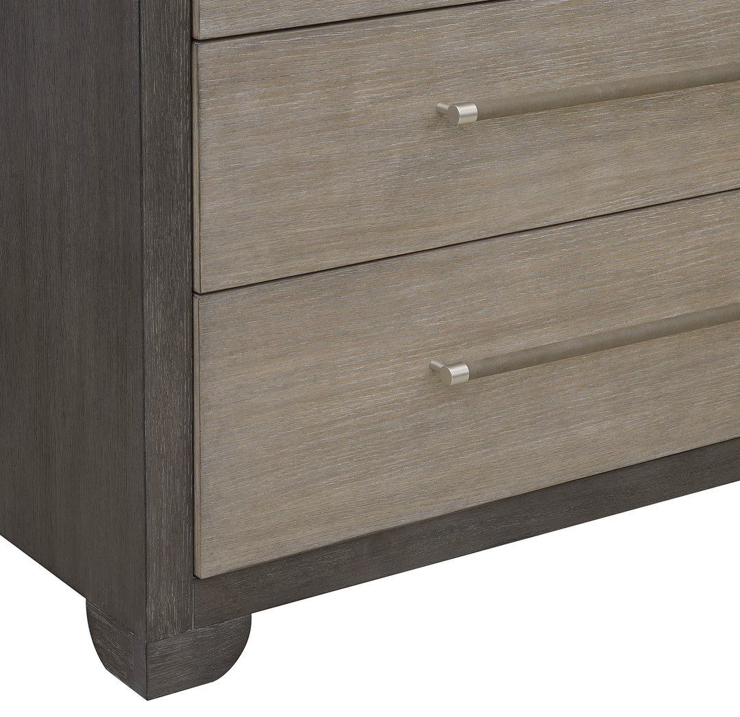 Anderson Park Moose Trail And Frontier Brown 5 Drawer Chest - P402124