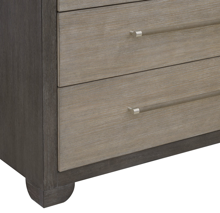 Anderson Park Moose Trail And Frontier Brown 5 Drawer Chest - P402124