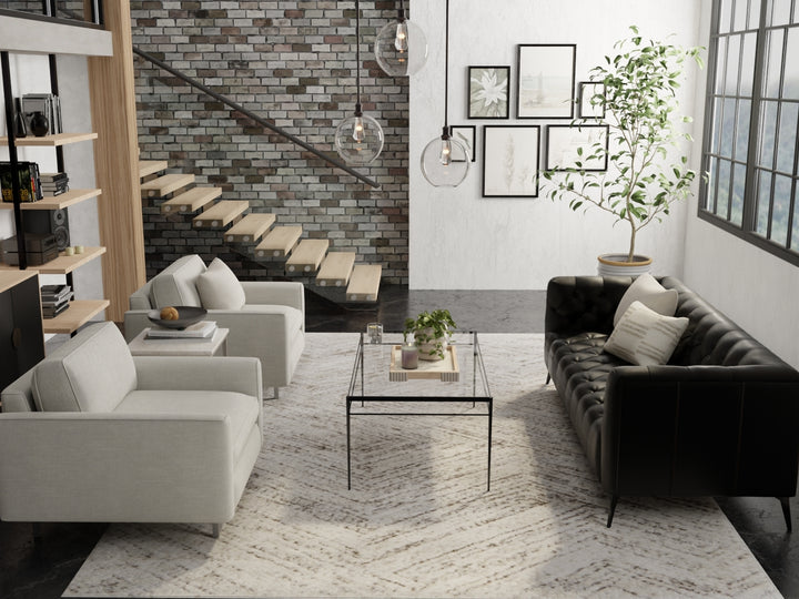 Runner/2'10" x 7'10"/Beige/Brown