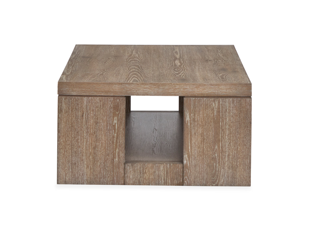 Conway Spiced Brown Rectangular Cocktail Table With Casters - T6315-43