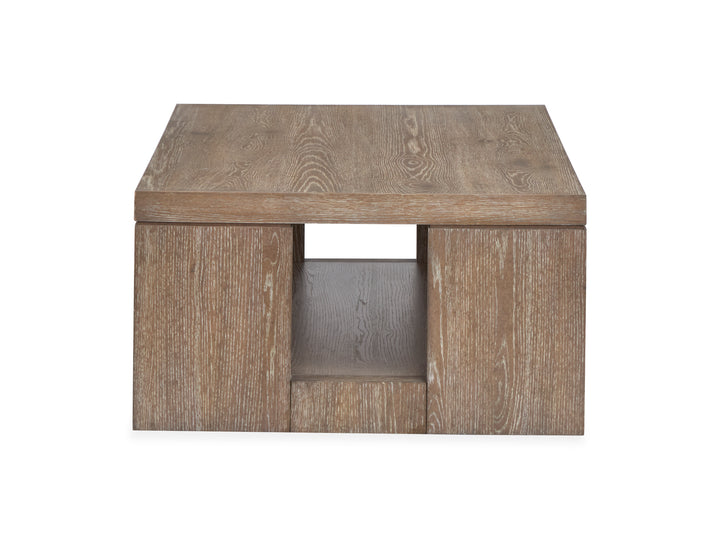 Conway Spiced Brown Rectangular Cocktail Table With Casters - T6315-43