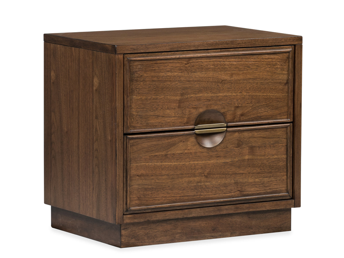 Selena Brown Drawer Nightstand - B6607-01