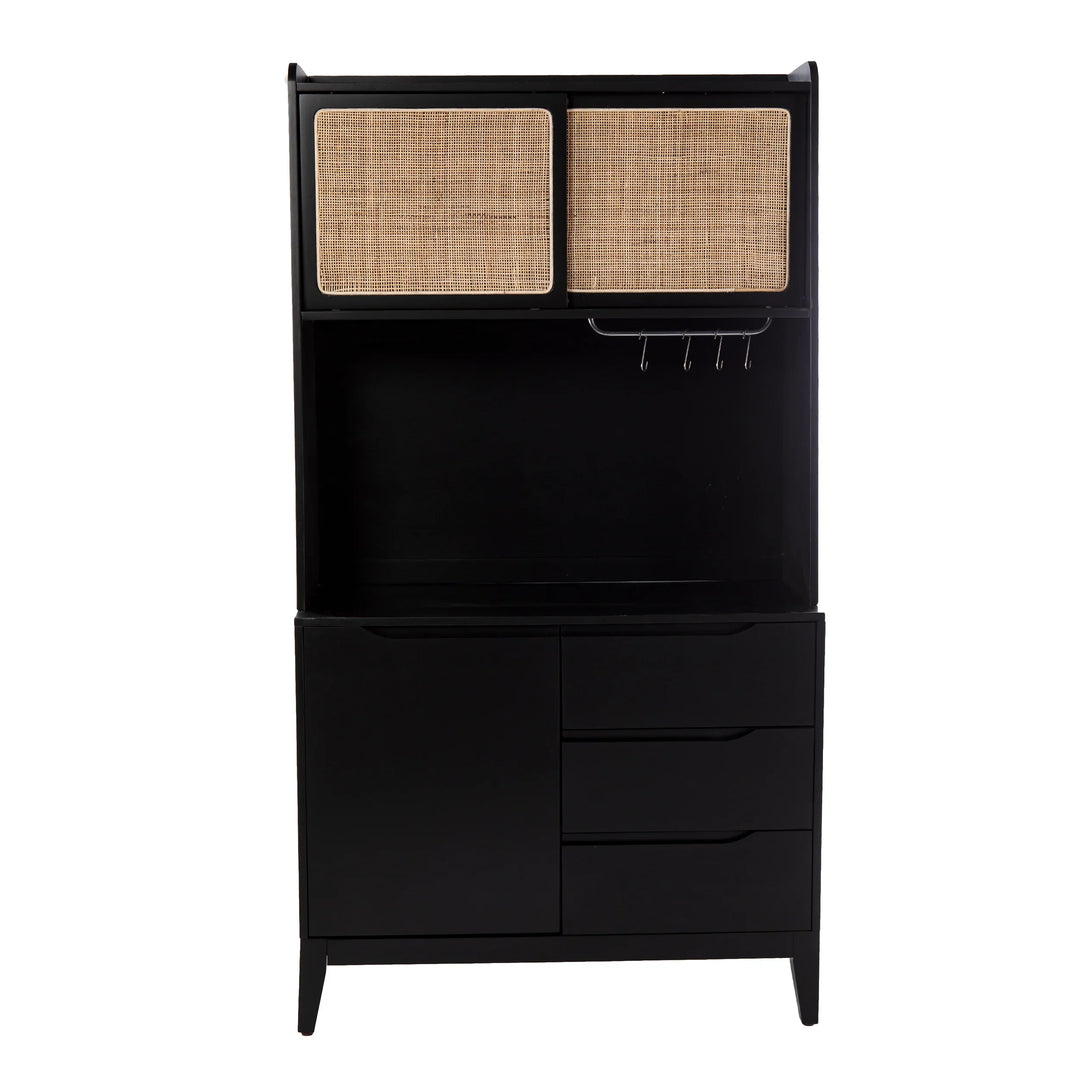 Carondale Tall Buffet Cabinet w/ Storage - AmericanHomeFurniture