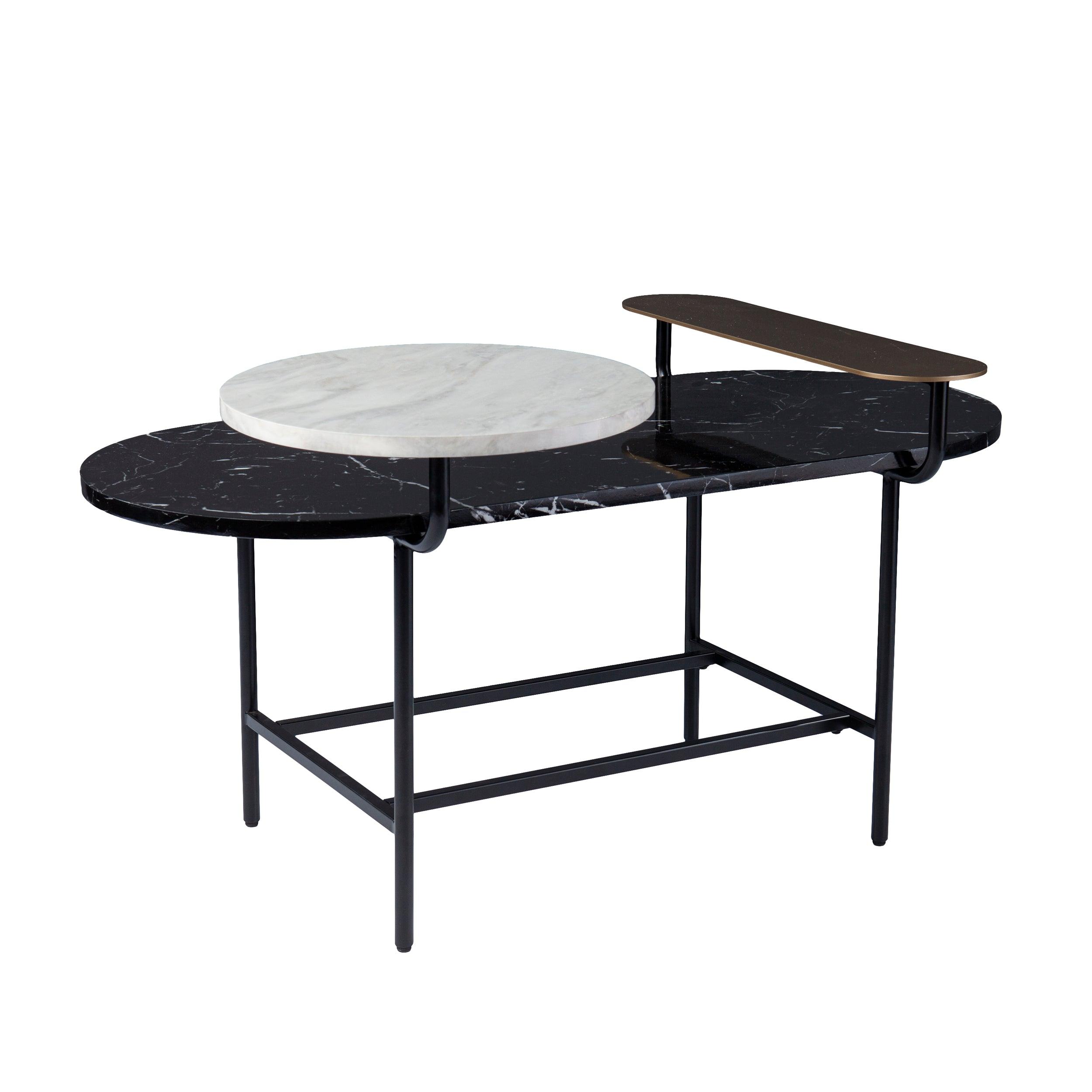 SEI Furniture Arcklid Faux Marble Cocktail Table