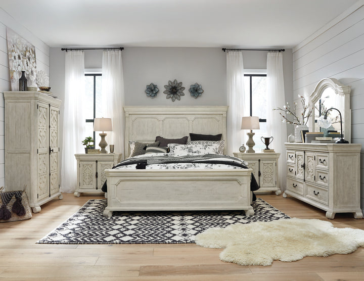 Bronwyn Alabaster Queen Panel Bed - B4436-54