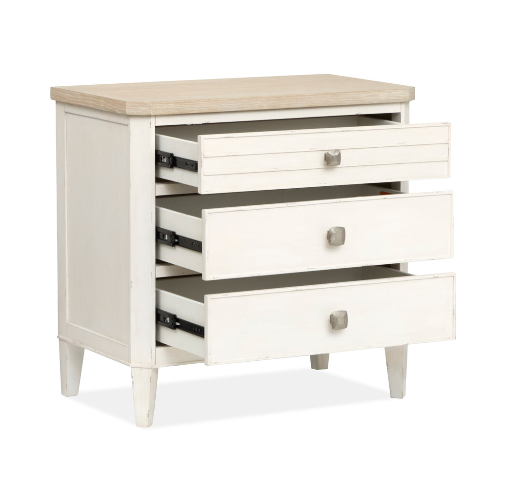 Echo Isles Sea Pearl And Driftwood Drawer Nightstand - B6310-01