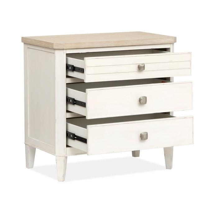 Echo Isles Sea Pearl And Driftwood Drawer Nightstand - B6310-01