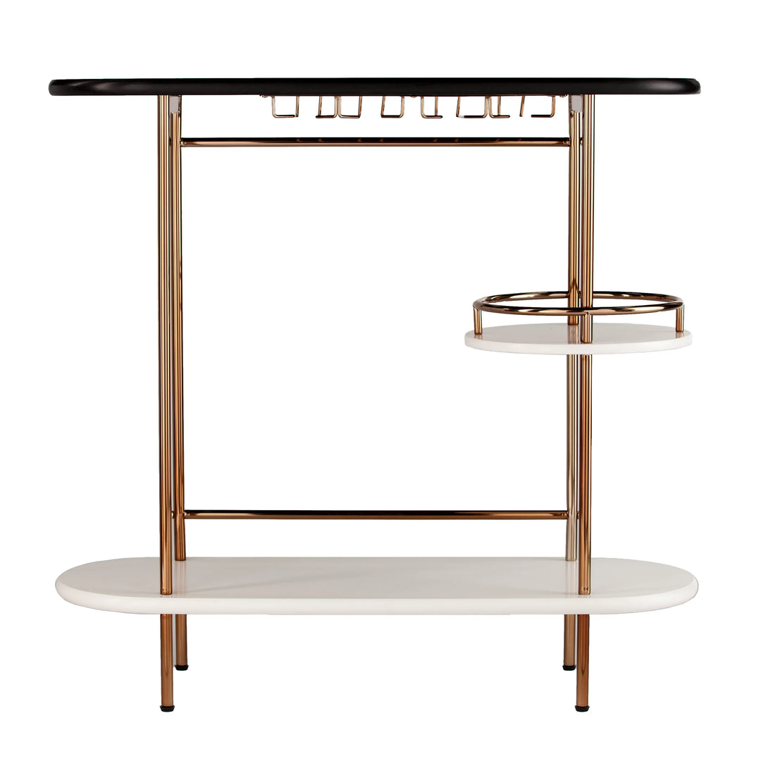 Dagney Wine/Bar Table w/ Glassware Storage - AmericanHomeFurniture