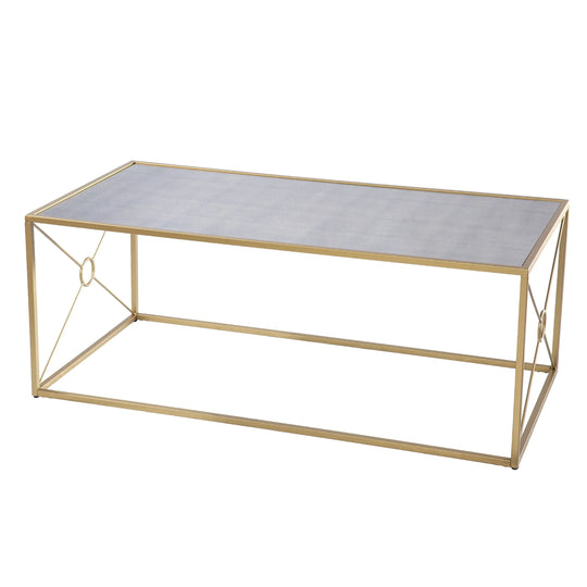 SEI Furniture Larden Mirror-Top Cocktail Table COFFEE TABLES