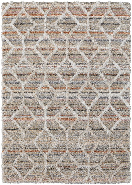 Rectangle/Beige-Multi