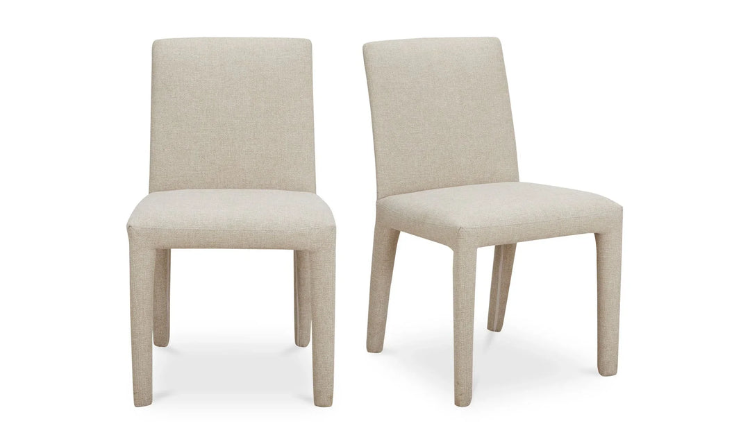 Monte Dining Chair Beige - Set Of Two - AmericanHomeFurniture