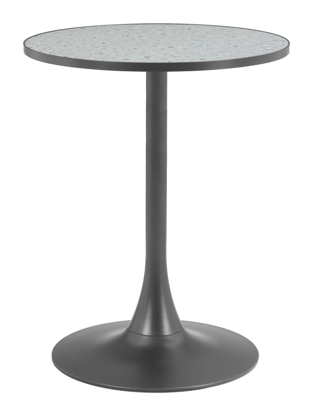 Bite Bistro Table Gray & Black - AmericanHomeFurniture