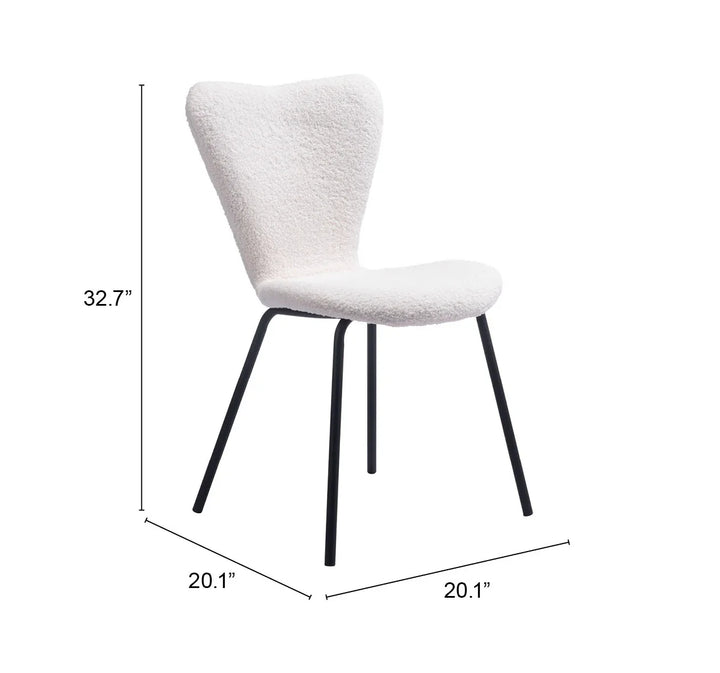 Thibideaux Dining Chair (Set of 2) Ivory - AmericanHomeFurniture