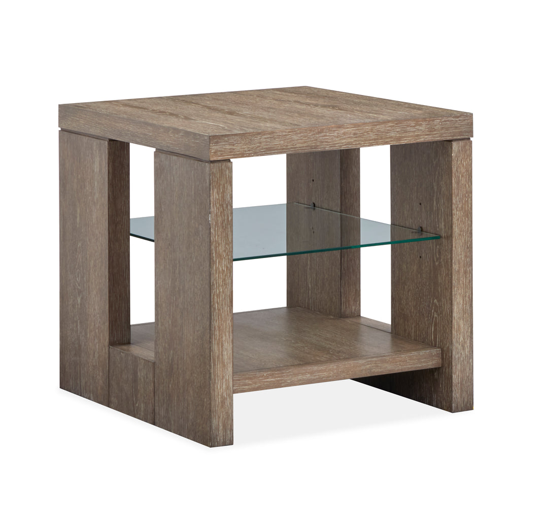 Conway Spiced Brown Rectangular End Table - T6315-03