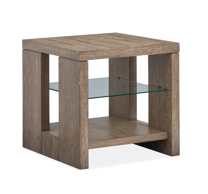 Conway Spiced Brown Rectangular End Table - T6315-03