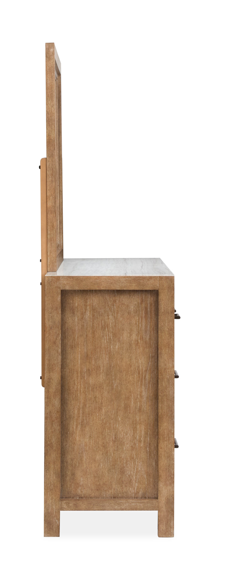 Plum Creek Sierra Brown Drawer Dresser With Landscape Mirror - B5768-2040