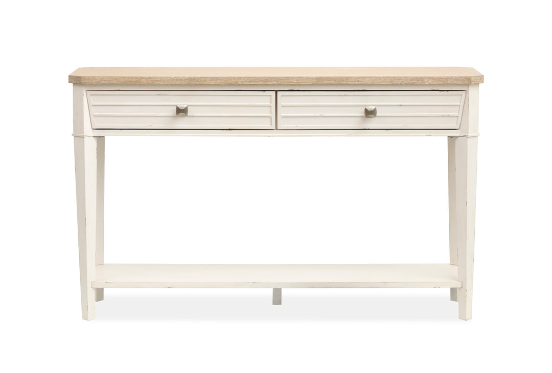 Echo Isles Sea Pearl And Driftwood Rectangular Sofa Table - T6310-73