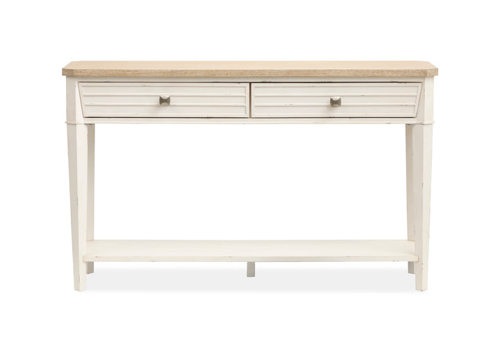 Echo Isles Sea Pearl And Driftwood Rectangular Sofa Table - T6310-73
