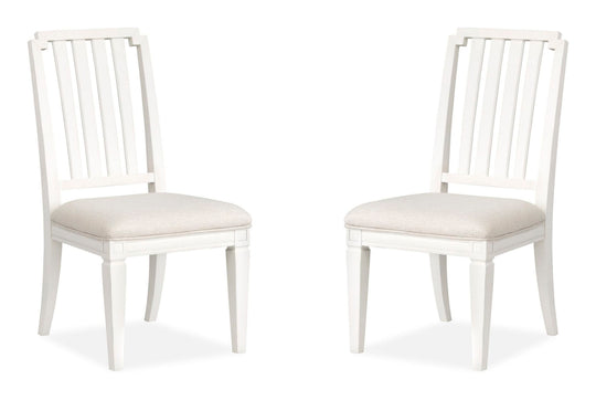 Willowbrook Egg Shell White Side Chair - Set of 2 - D5324-62