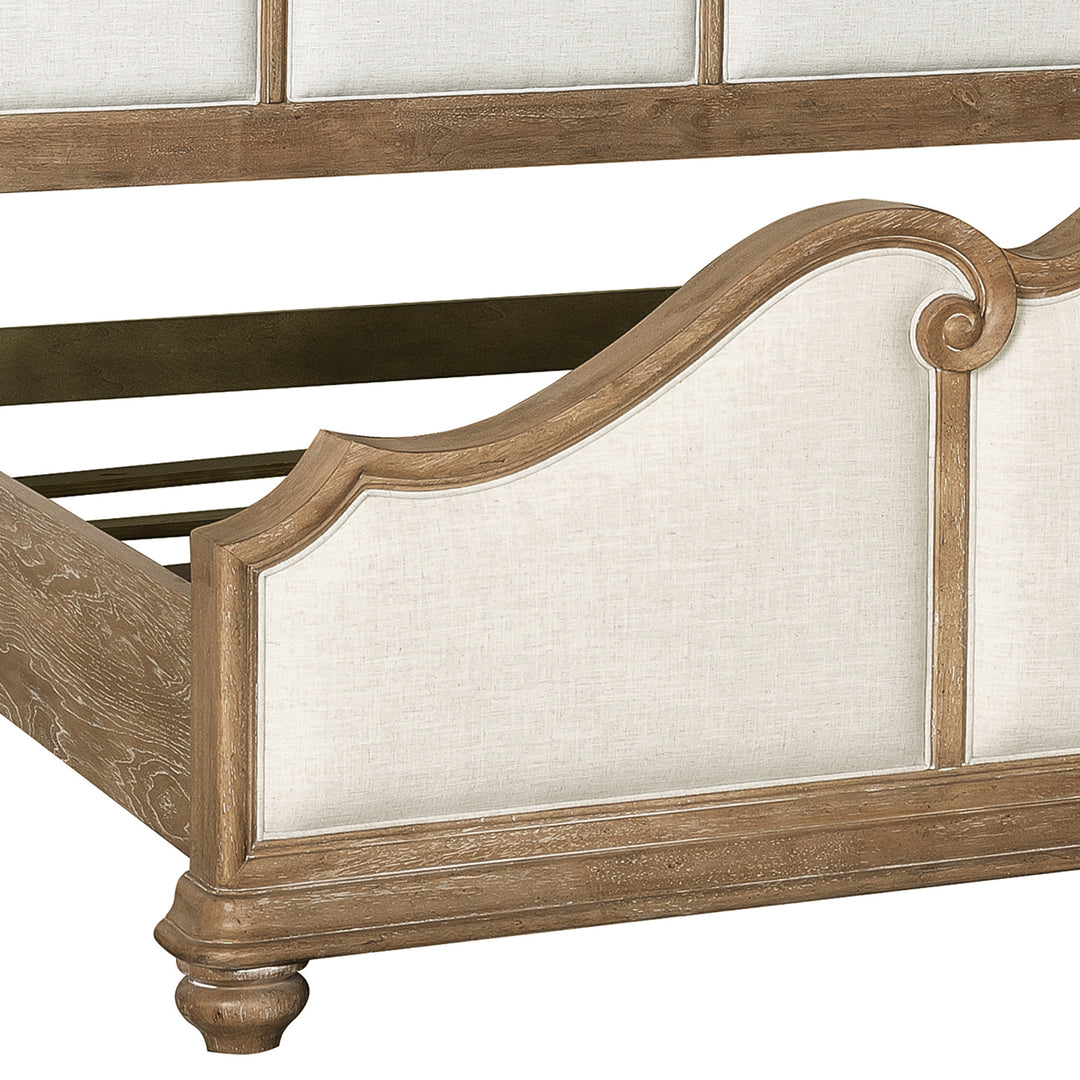 Weston Hills Flax Seed Queen Upholstered Bed - P293-BR-K1